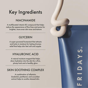 Summer Fridays hand application demonstrating easy spreadability and moisture