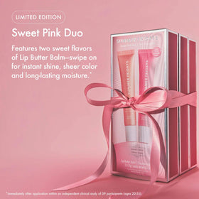 Summer Fridays open tube Birthday Cake revealing shimmery light pink balm and smooth application