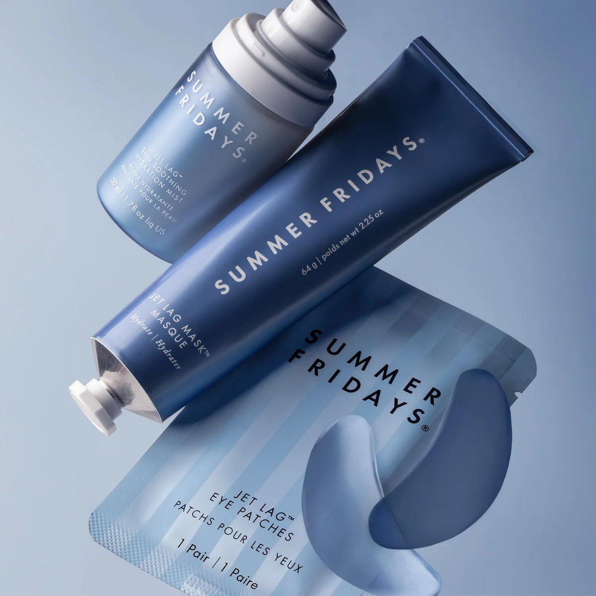 Summer Fridays serum patted into skin leaving hydrated finish