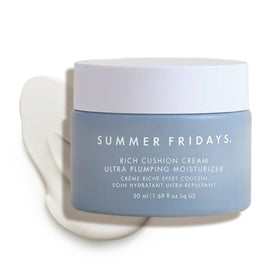 Summer Fridays jar front view showing label and compact packaging benefit: easy storage