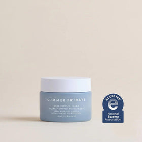 Summer Fridays close-up texture of cream highlighting rich cushiony hydration