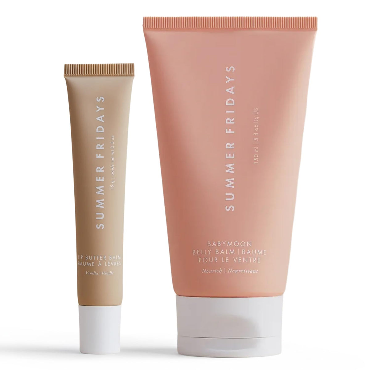 Summer Fridays front packaging showing both balms and gift-ready presentation