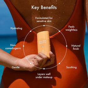 Summer Fridays milky texture close-up showing lightweight serum consistency and quick absorption