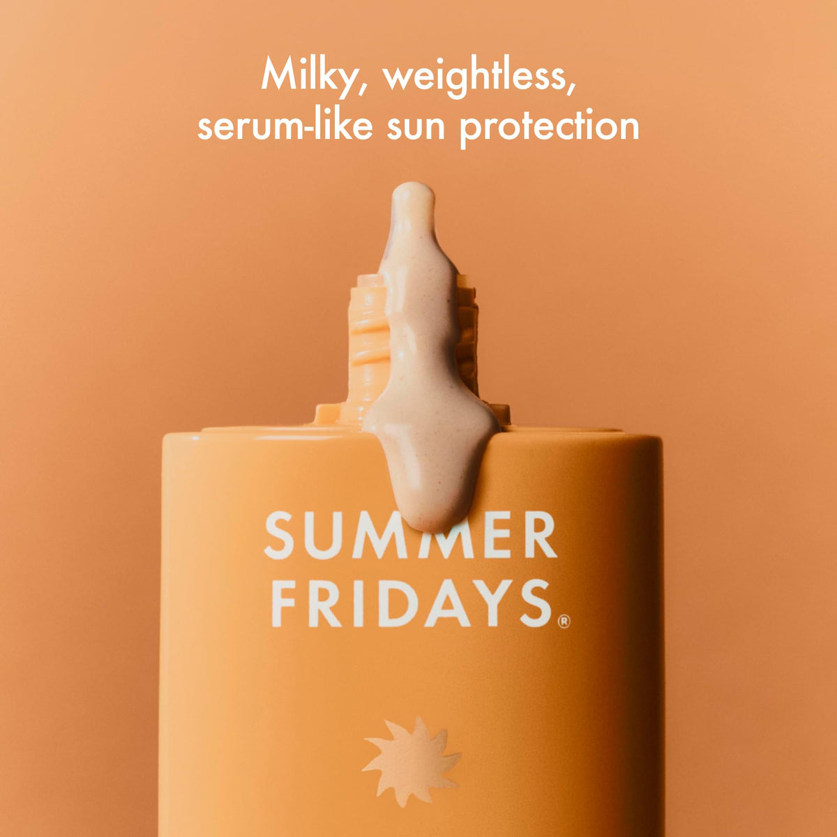 Summer Fridays pump and cap close-up highlighting ease of use and mess-free dispensing