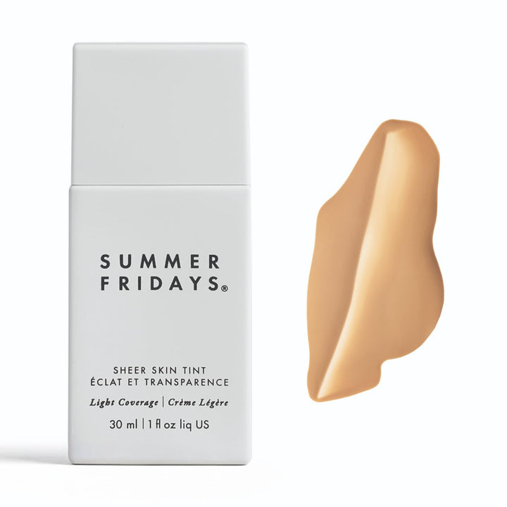 Summer Fridays front tube packaging showing shade and clean design benefits easy identification