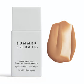Summer Fridays front packaging shows product and shade, conveys natural finish