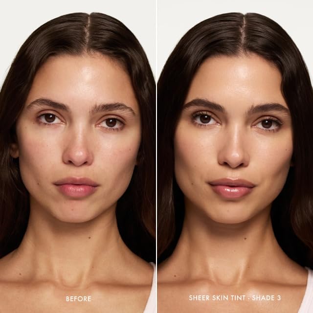 Summer Fridays swatch on medium skin showing shade 3 golden undertone and natural coverage