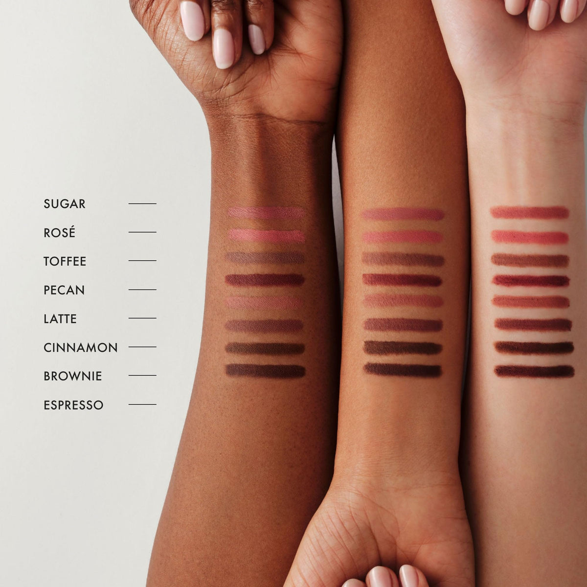 Summer Fridays application on lips showing defined outline and natural matte finish