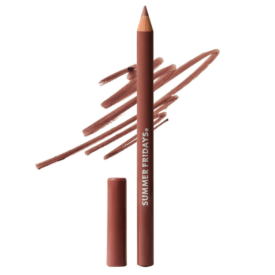 Summer Fridays front packaging showing SoftLine Toffee and neat pencil benefit