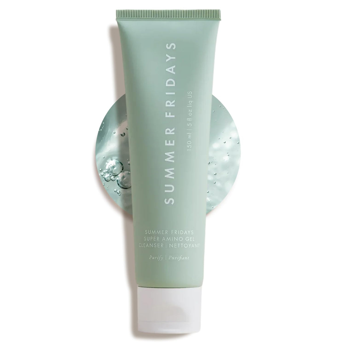 Summer Fridays front packaging showing cleanser and benefits