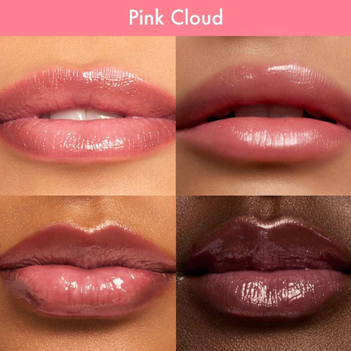Summer Fridays swatches on arm showing four shades and buildable color benefit