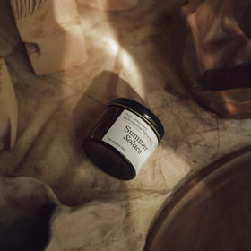 Summer Solace close-up of creamy texture demonstrating buttery glide and deep hydration benefit