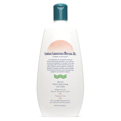 Summers Laboratories Moisture-All front packaging showing product and size benefit