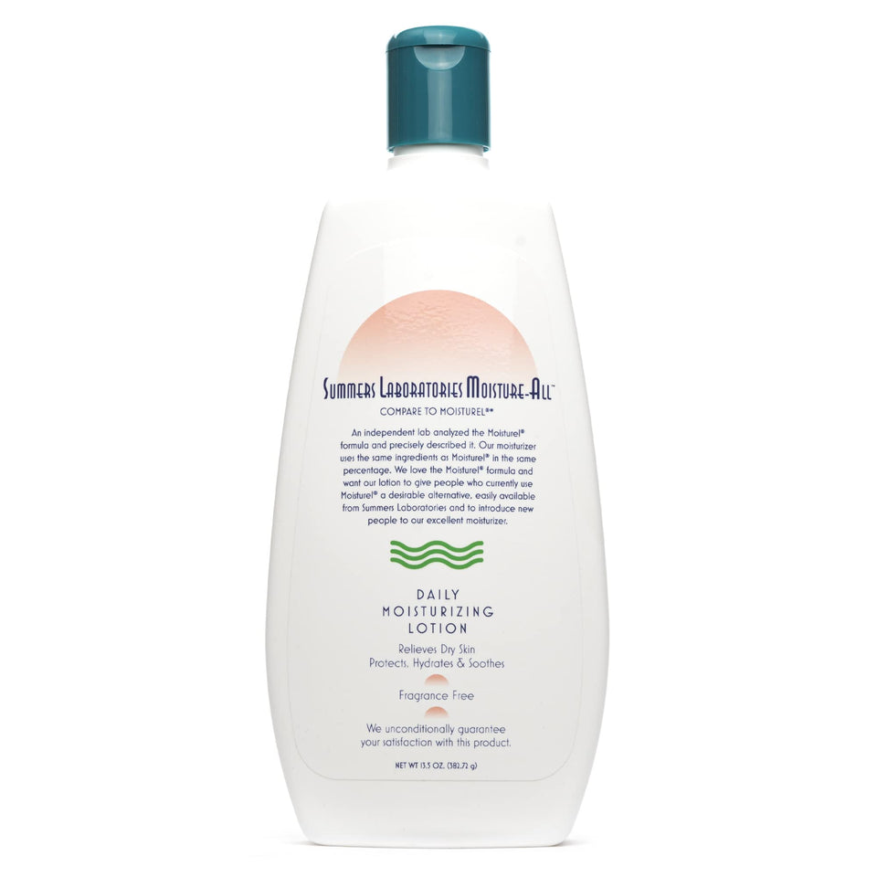 Summers Laboratories Moisture-All front packaging showing product and size benefit