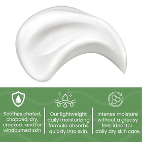 Summers Laboratories lotion texture close-up showing smooth, non-greasy finish benefit