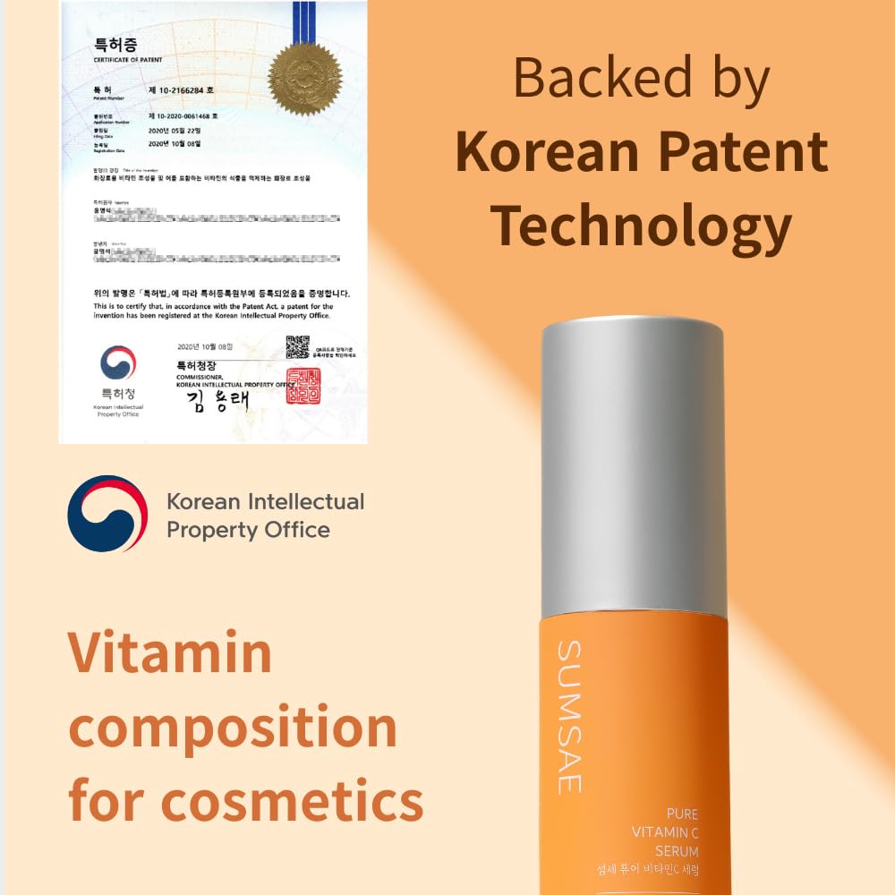SUMSAE serum texture on fingertip, shows lightweight spreadability benefit