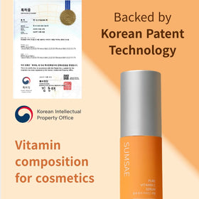 SUMSAE serum texture on fingertip, shows lightweight spreadability benefit