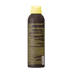 Sun Bum 6 oz can next to sunglasses for size and travel convenience