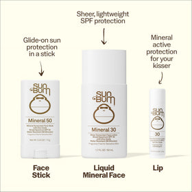 Sun Bum being applied to face outdoors for quick protection benefit