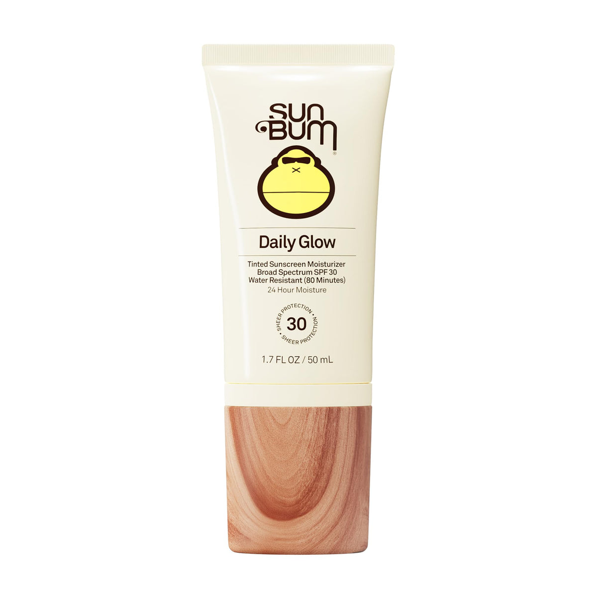 Sun Bum front tube showing packaging and SPF 30 benefit