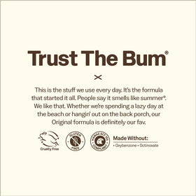 Sun Bum face stick in a pocket, compact size for easy carry benefit