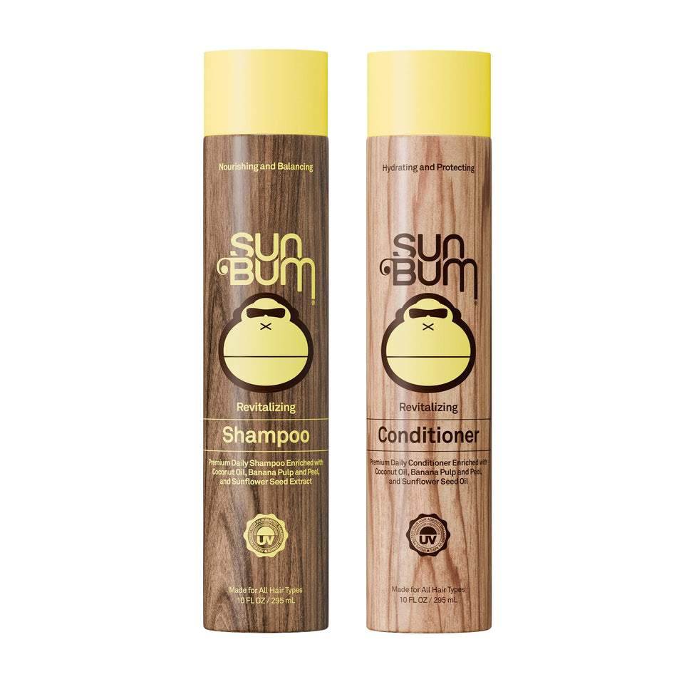 Sun Bum front packaging duo showing bottles and labels for quick recognition and trust