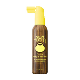 Sun Bum front packaging showing SPF 30 spray and travel size benefits