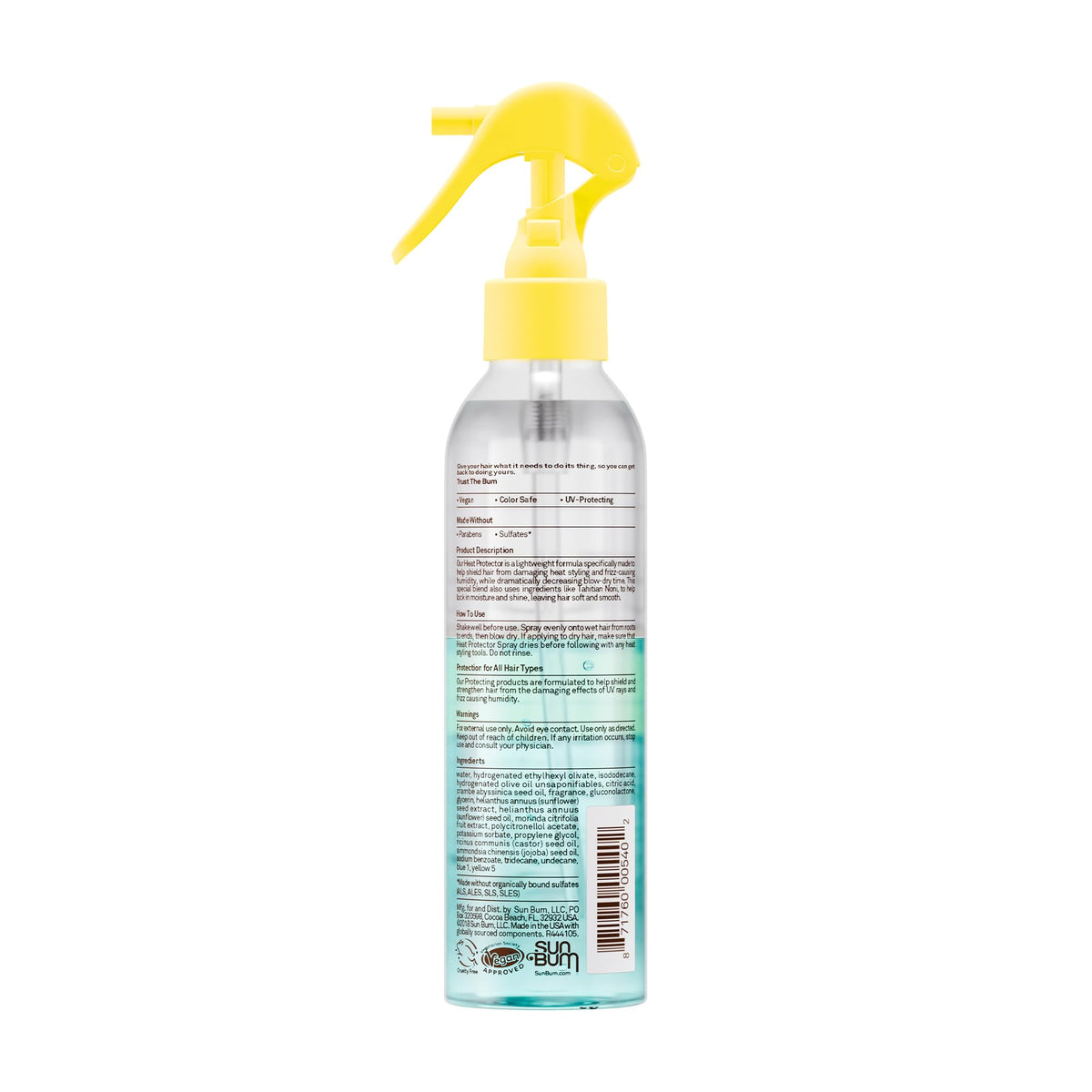Sun Bum 6 oz size comparison beside hand highlighting portable travel-friendly styling protection