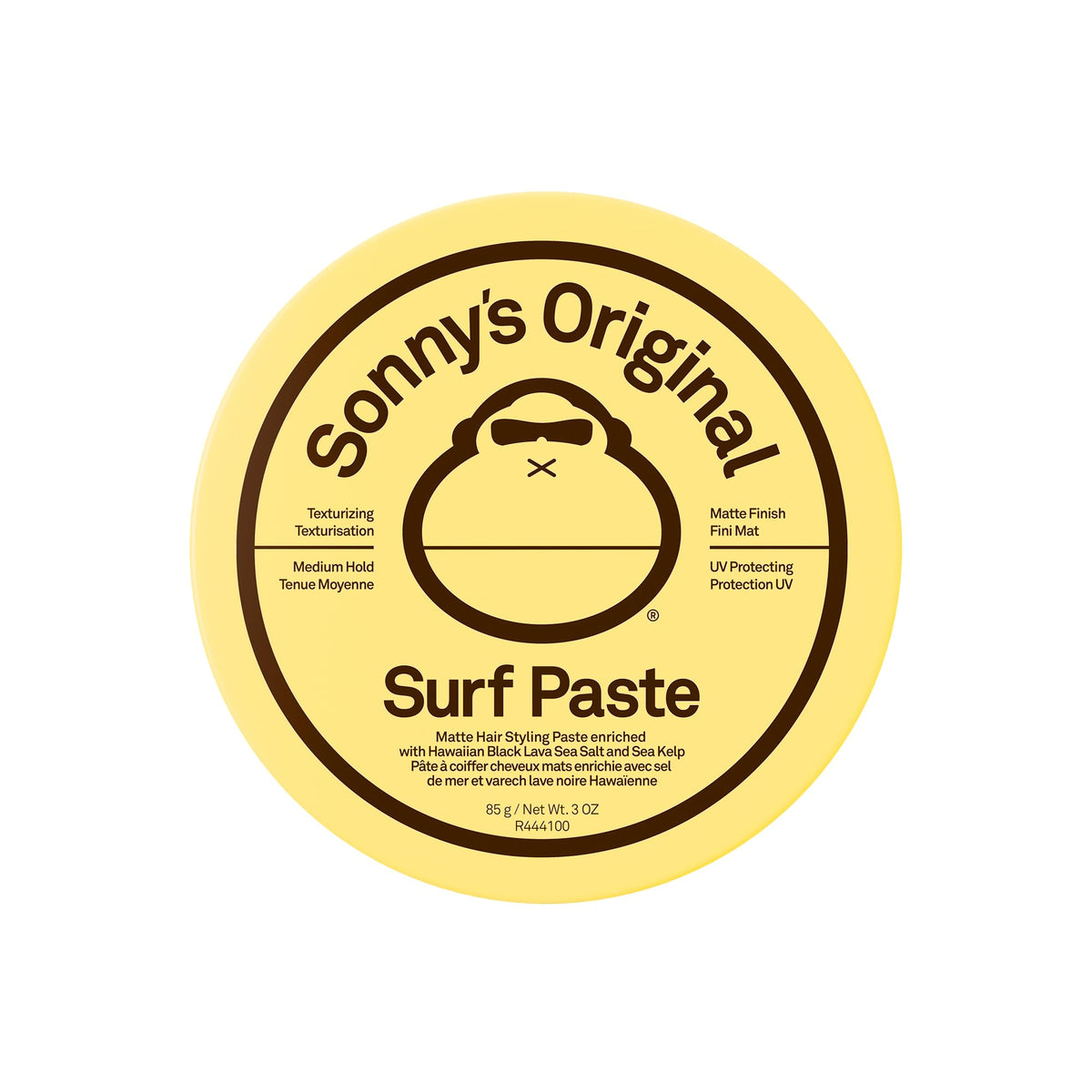 Sun Bum label close-up highlighting vegan and paraben-free benefit