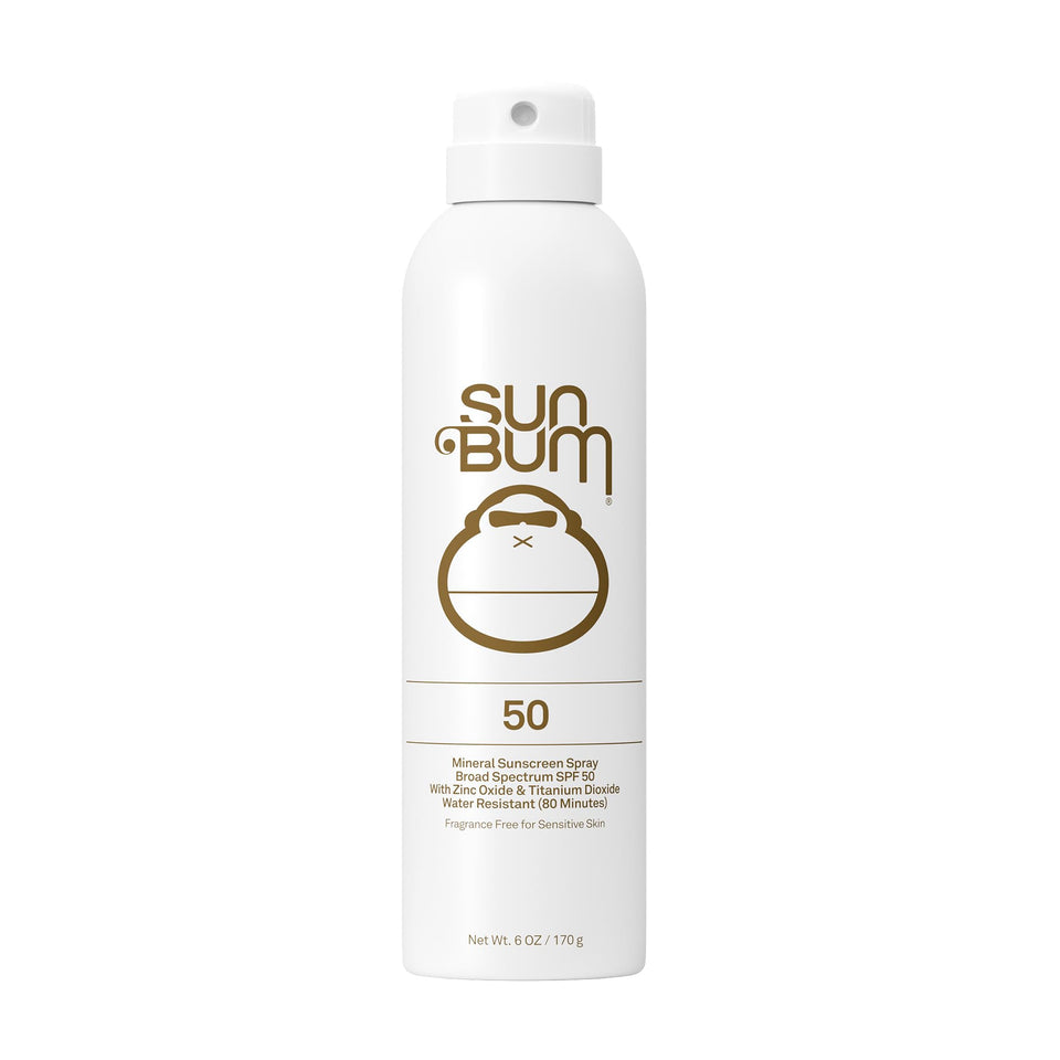 Sun Bum front packaging showing SPF 50 and mineral formula benefits