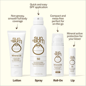 Sun Bum texture close-up of lotion showing smooth zinc-based finish and lightweight feel