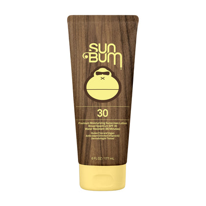 Sun Bum bottle front view showing SPF 30 label and everyday protection benefit