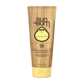 Sun Bum front-facing 6oz tube showing label and SPF 50 protection benefit