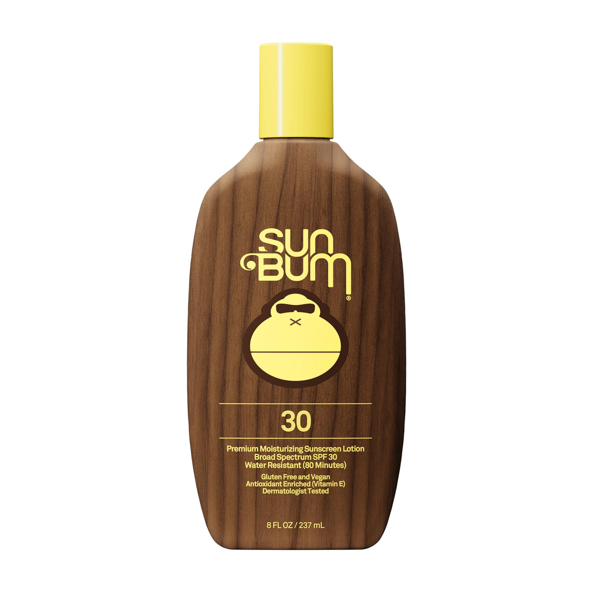 Sun Bum front packaging showing SPF 30 and benefits