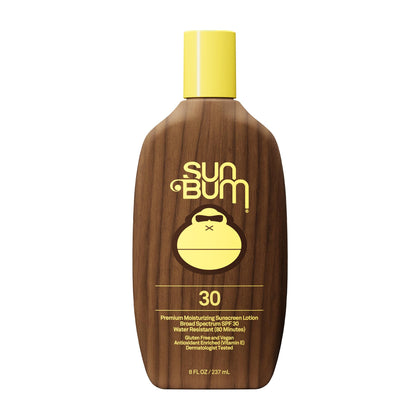 Sun Bum front packaging showing SPF 30 and benefits