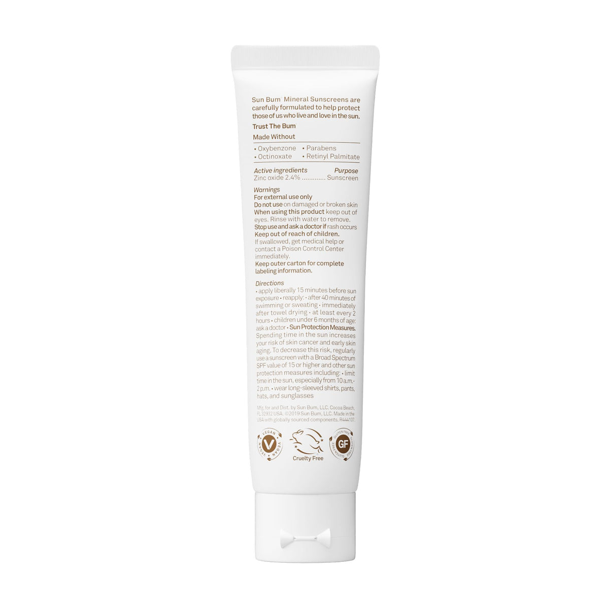 Sun Bum travel-size 1.7 oz tube held in hand showing portability