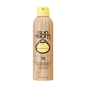 Sun Bum front packaging showing SPF 70 and moisturizing benefits