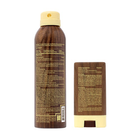 Sun Bum face stick applied to nose and cheek, targeted facial protection benefit