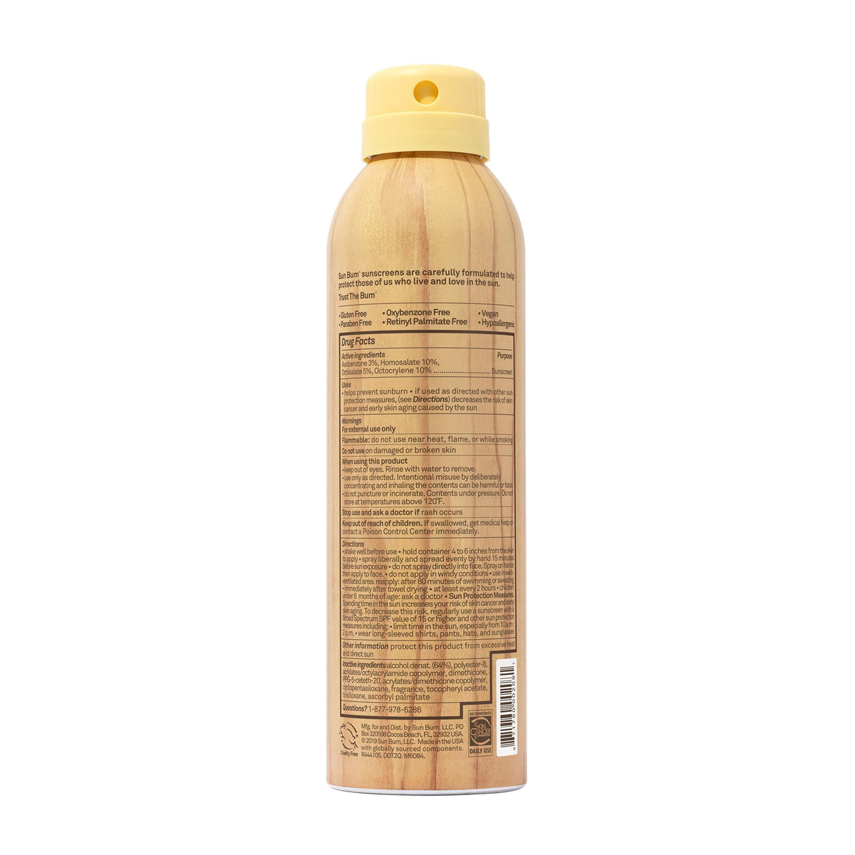 Sun Bum three-pack held in hand showing travel-friendly size