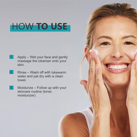 SUN COAST SCIENCES creamy texture transforming to foam for hydrated cleansing