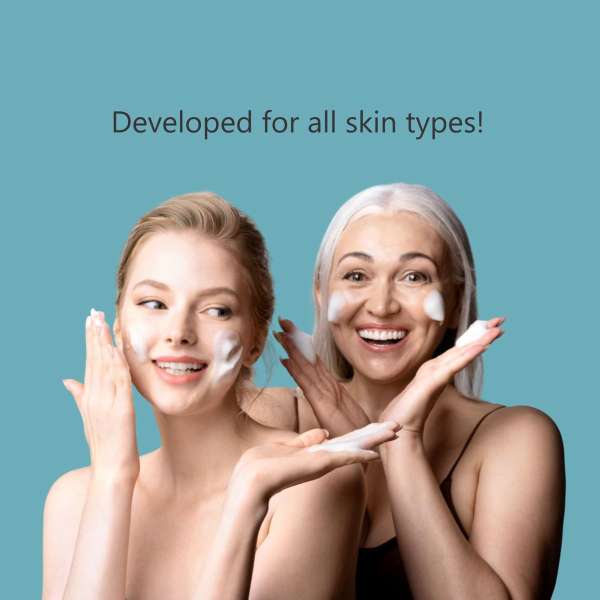 SUN COAST SCIENCES cleanser on bathroom counter suggesting daily routine