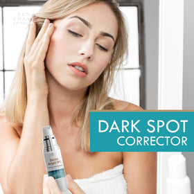 Sun Coast Sciences dropper dispensing serum highlights smooth texture and fast absorption