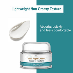 SUN COAST SCIENCES jar held in hand to show 1 fl oz size and travel-friendly benefit