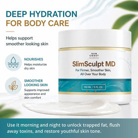 SUN COAST SCIENCES jar on bathroom shelf lifestyle image showing how it fits into daily routine