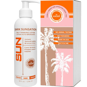 Sun Laboratories by Giesee front packaging showing 8 oz bottle and label benefits