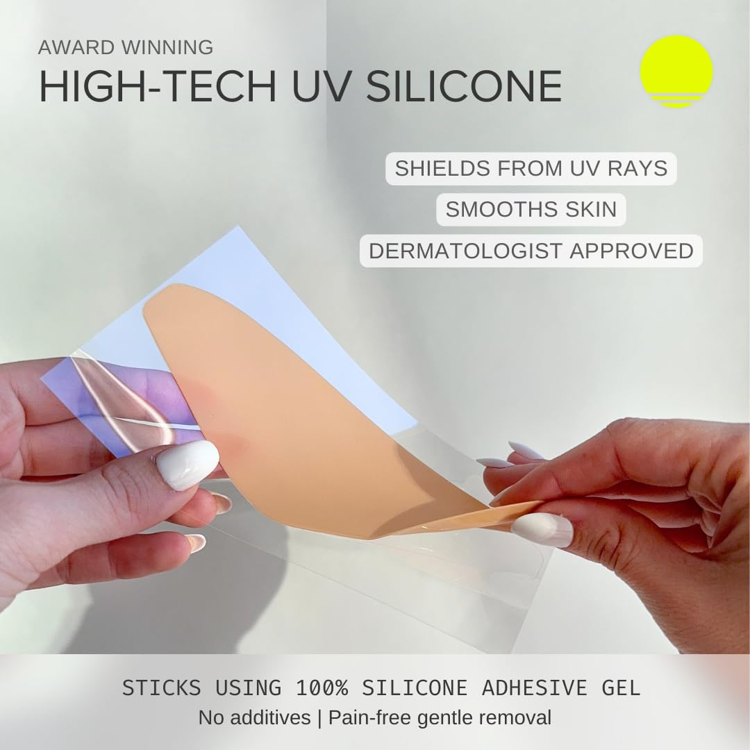 Sun Patch submerged in water illustrating waterproof adhesion and reliability