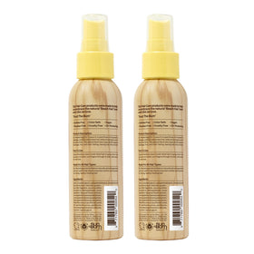 SunSun bottle peeking from a beach bag suggesting on-the-go hair refresh