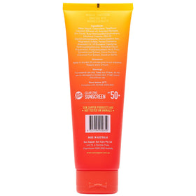 Sun Zapper 100mL tube size comparison displaying portable coverage amount