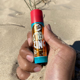 Sun Zapper label and ingredients view showing zinc oxide concentration