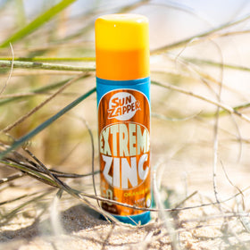 Sun Zapper solid stick resisting heat demonstrating non‑melting travel benefit